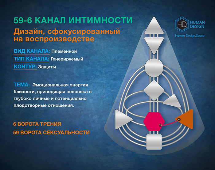 Канал 6-59 Дизайн Человека, Канал Интимности 6-59 Канал 6-59 Дизайн Человека, Канал Интимности 6-59