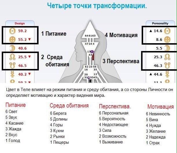 Переменные в Дизайне человека - статья на сайте о Дизайне Человека
