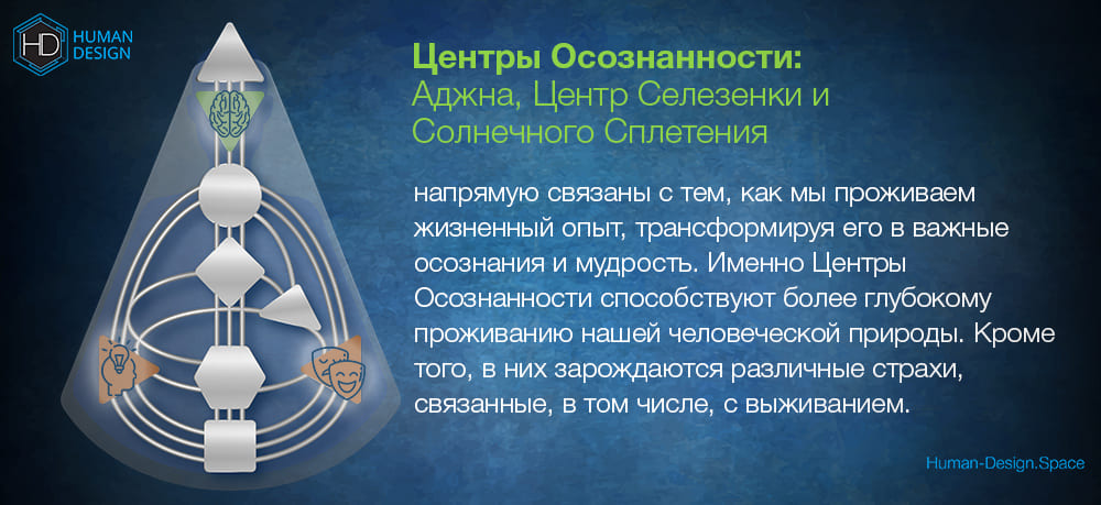 Центры осознанности Дизайн Человека